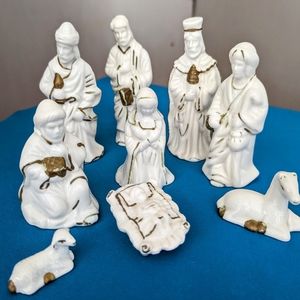 9 Piece Miniature Nativity